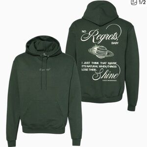 KACEY MUSGRAVES DEEPER WELL DARK GREEN HOODIE